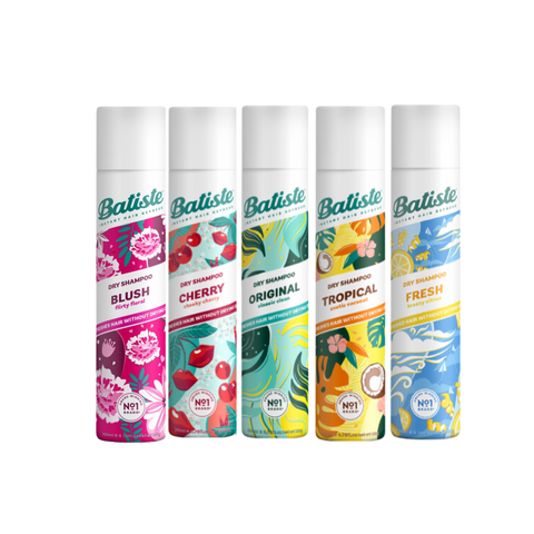 Shampoo en seco Pack 5 Batiste 200ml a elección c/u