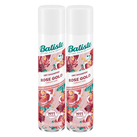 Shampoo en Seco Batiste Pack 2 Batiste Rose Gold 200ml c/u