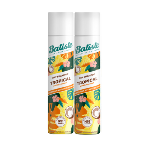 Shampoo en seco Pack 2 Batiste Tropical 200ml