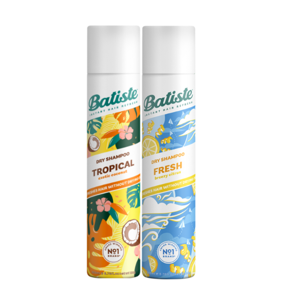 Shampoo en Seco Pack Batiste Tropical y Fresh 200ml